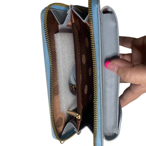 STL Crossbody Light Blue - Purse/Wallet/Clutch NWOT - Picture 4 of 6